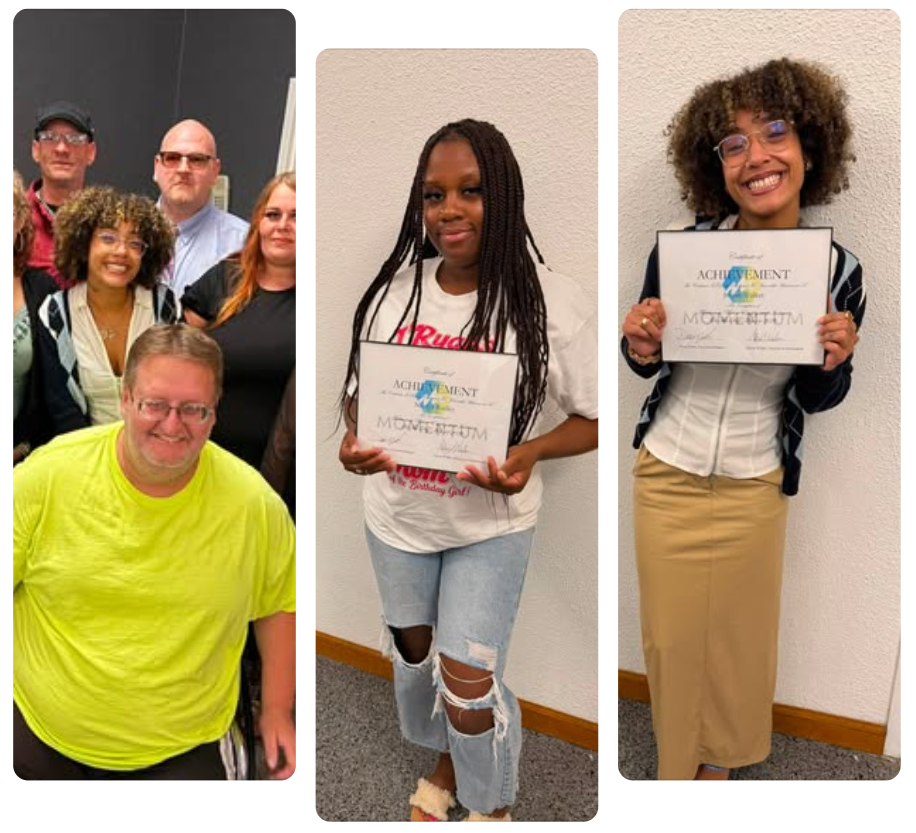 Momentum community members and graduates